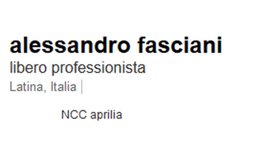 Ncc di Fasciani Alessandro