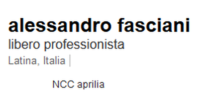 Ncc di Fasciani Alessandro